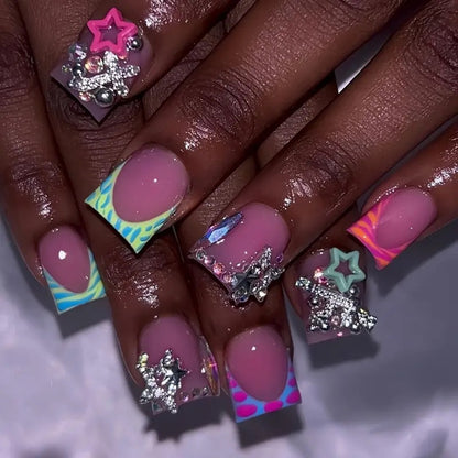 Decorative Press-On Nails Acalora