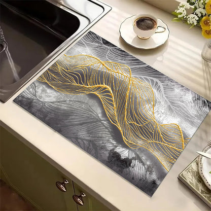 Abstract Geometric Dining Table Mat Acalora