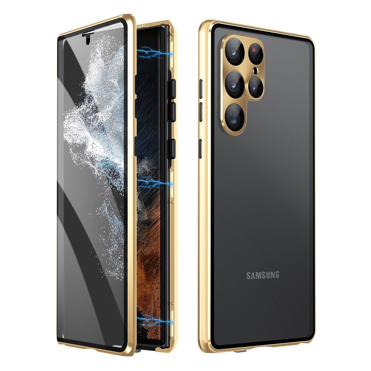Sandsberg | Magnetic Samsung Glass Case | Double-Sided Tempered Glass