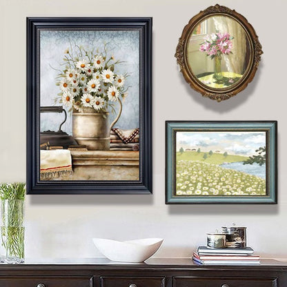 Vintage Floral Wall Decoration Print