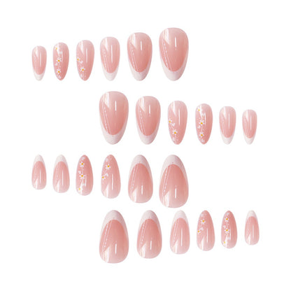 Artistic Floral Gradient Press-On Nail Set Acalora