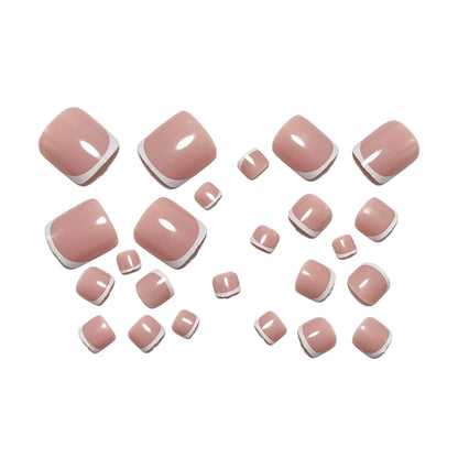 Artificial nails with elegant French tips Acalora