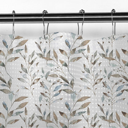 Floral Patterned Shower Curtain