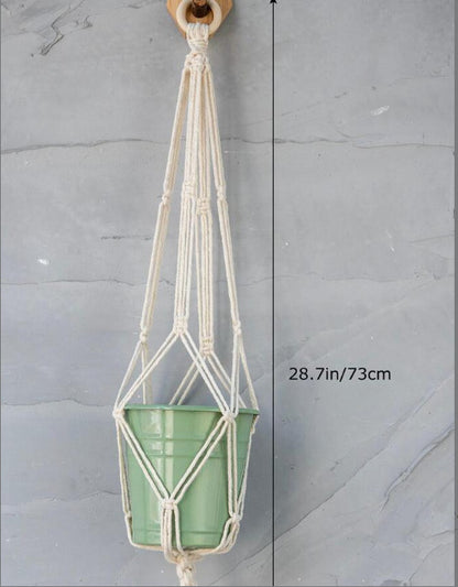 Plant-hanging macrame shelf Acalora