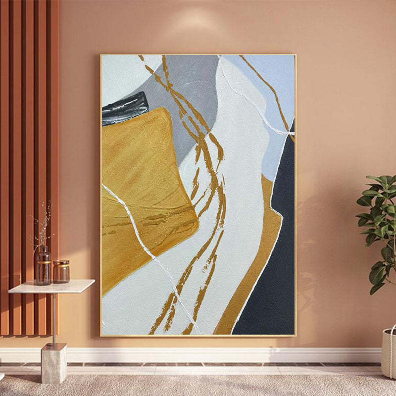 Modern Abstract Canvas Art Piece