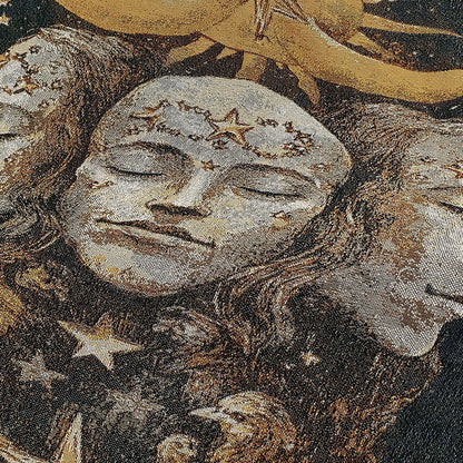 Astrological Themed Tapestry Blanket