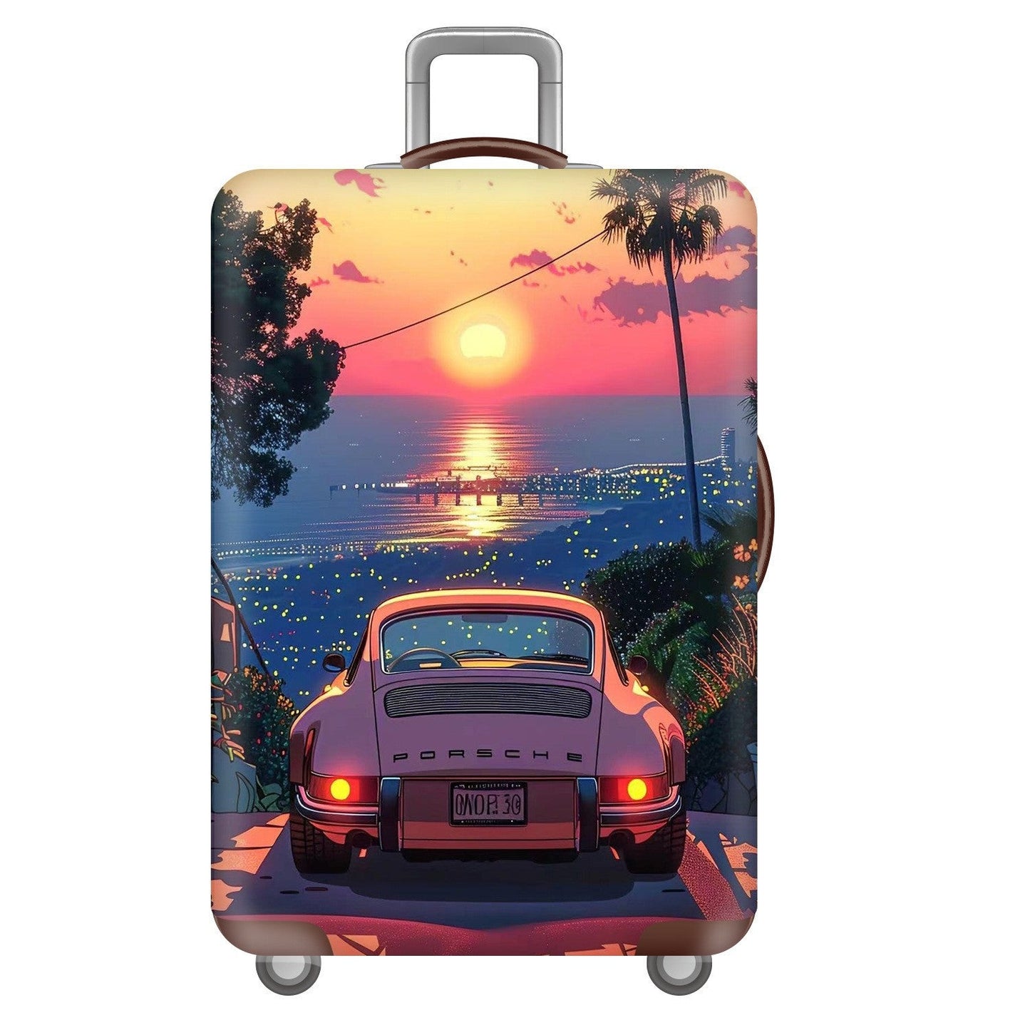 Unisex hard-shell travel suitcase with playful Snoopy motif Brehn