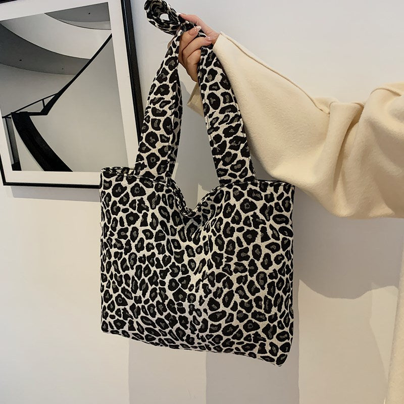 Stylish Animal Print Tote Bag Acalora