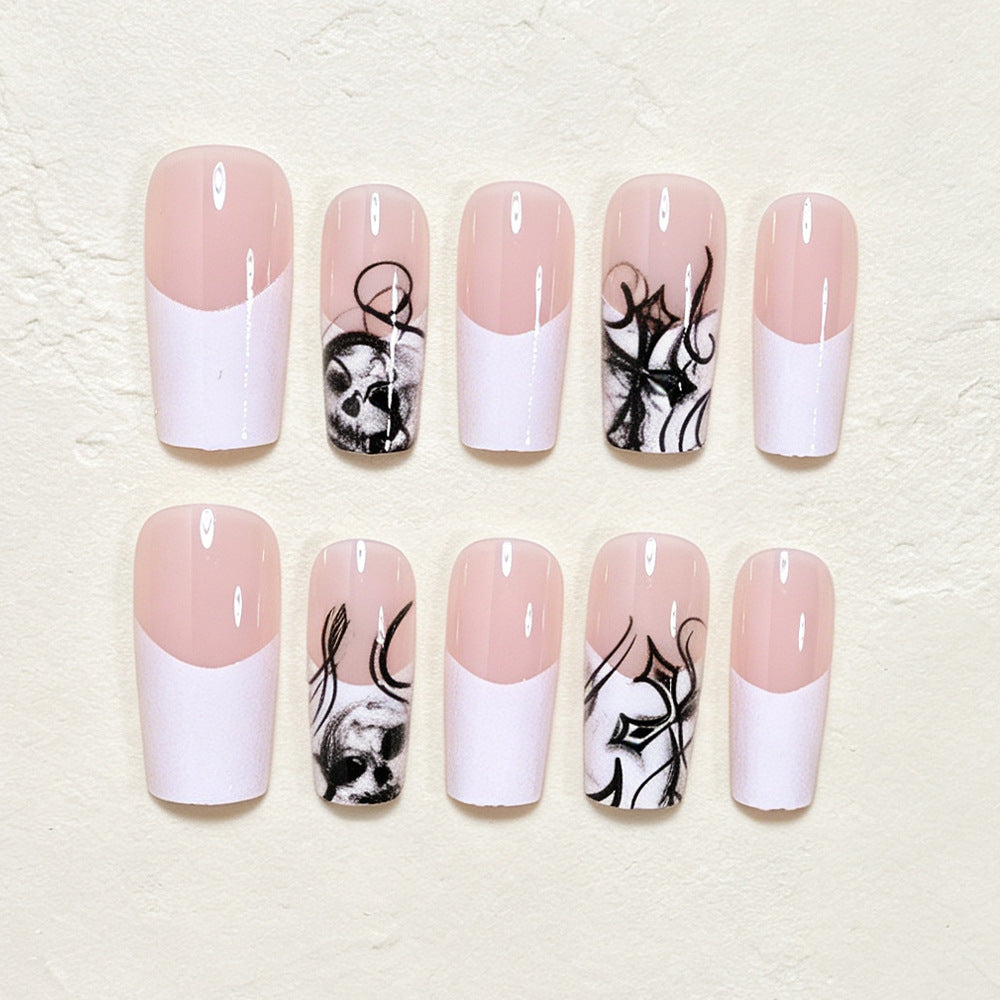 Artistic Skull Nail Art Tips Acalora