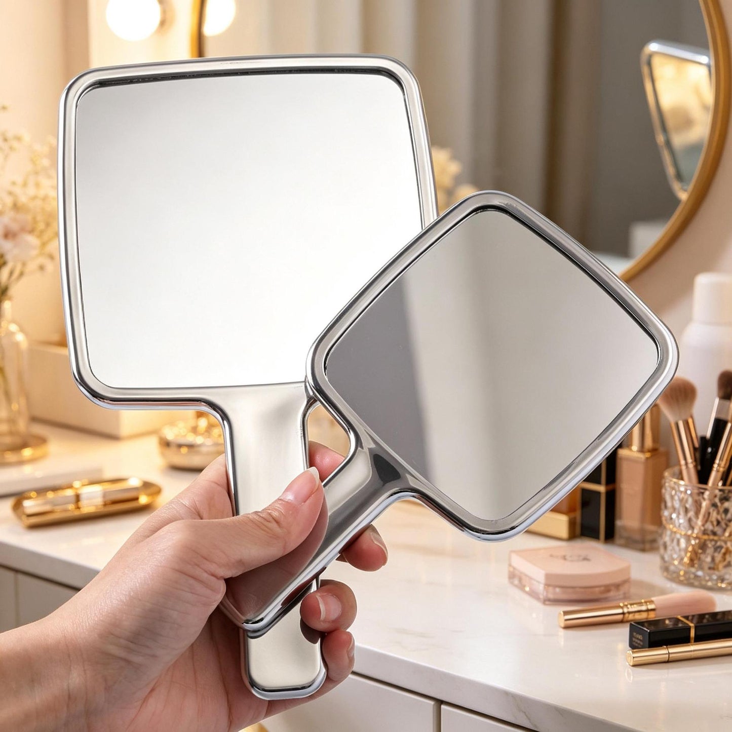 Handheld Vanity Mirror