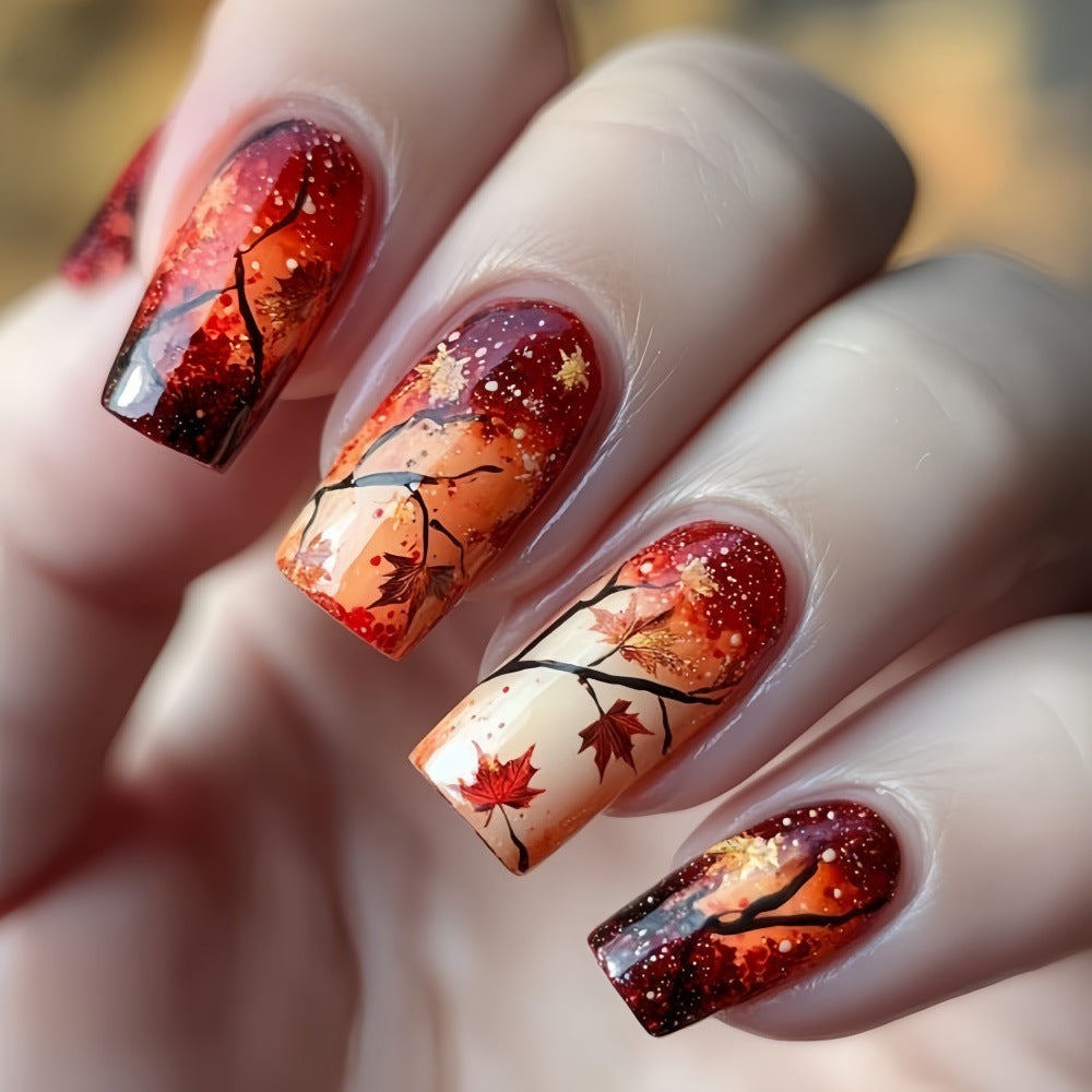 Artful Autumn Art Nails Acalora