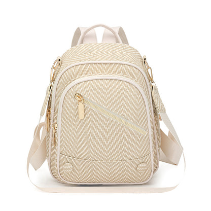 Chic Textured Backpack Acalora