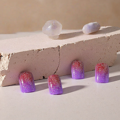 Glamorous Ombre Artificial Nails Acalora