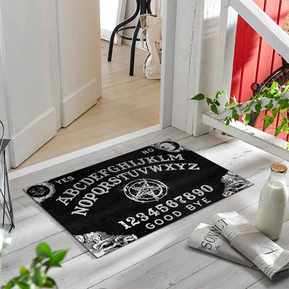 Artistic Ouija Board Welcome Mat Acalora