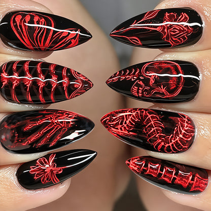 Gothic-Inspired Nail Art Tips Acalora