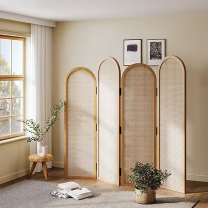 Elegant Rattan Room Divider Acalora