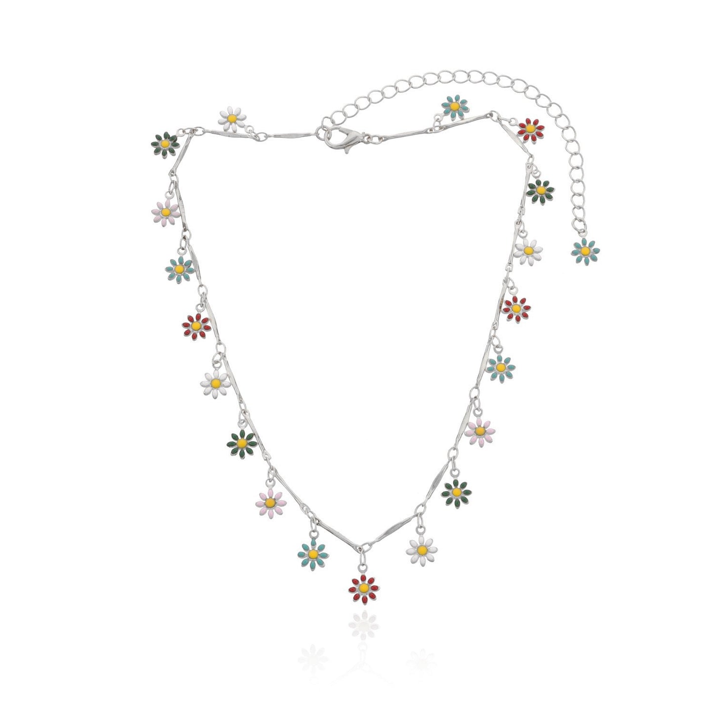 Floral Charm Necklace Acalora