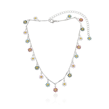 Floral Charm Necklace Acalora