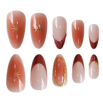 Artistic Gradient Press-On Nails Acalora