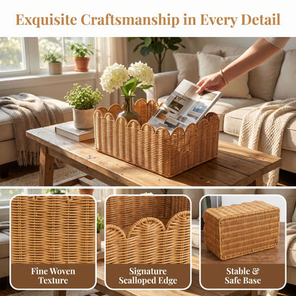 Decorative Woven Storage Tray Acalora