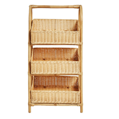 Multi-Tier Woven Storage Rack Acalora