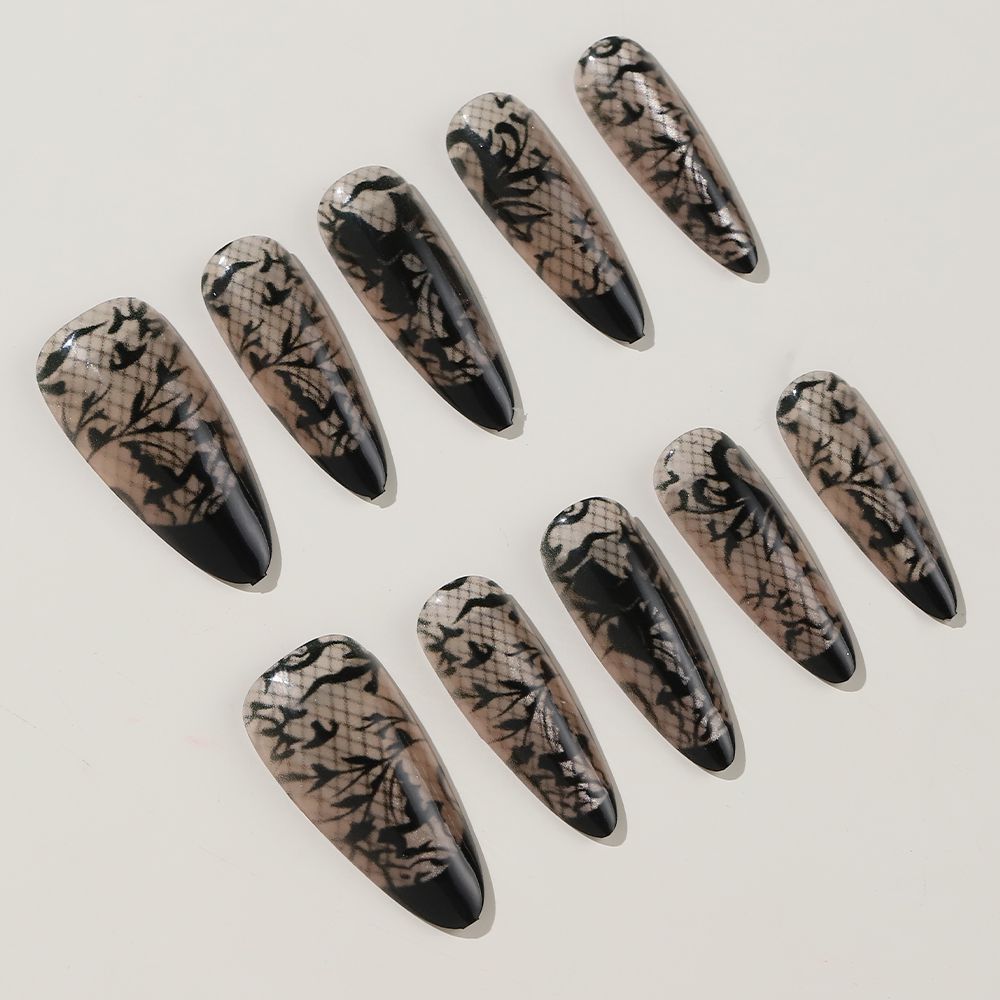 Decorative Press-On Nail Tips Acalora