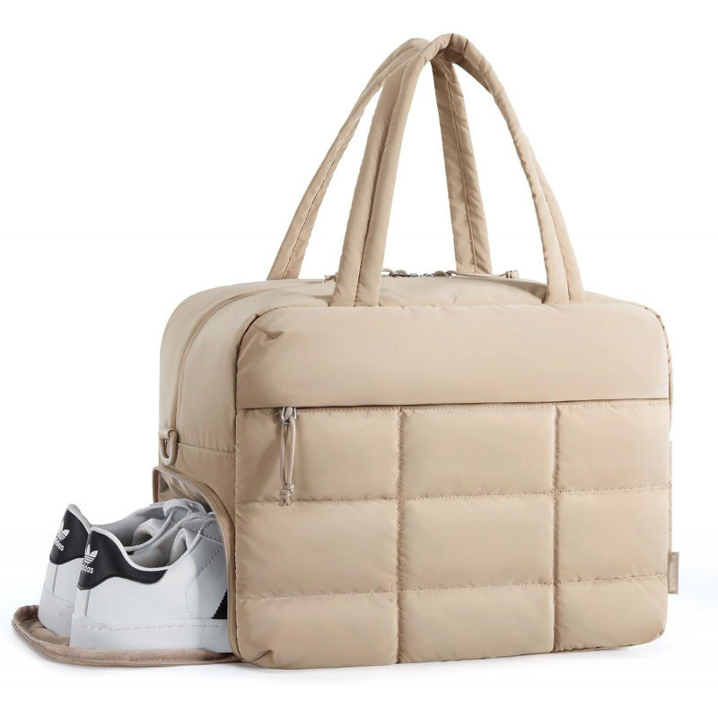 Multi-Functional Quilted Gym Duffel Bag Acalora