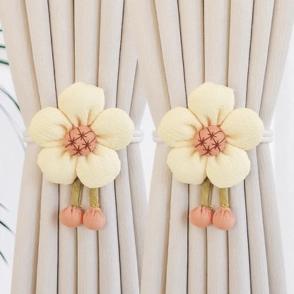 Decorative curtain flower clips Acalora