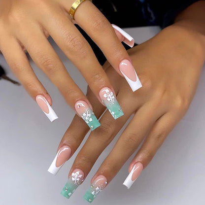 Artificial nail set with unique patterns Acalora