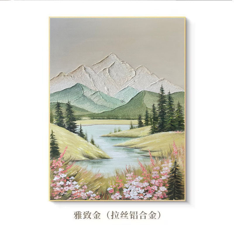 Textured Landscape Canvas Artwork