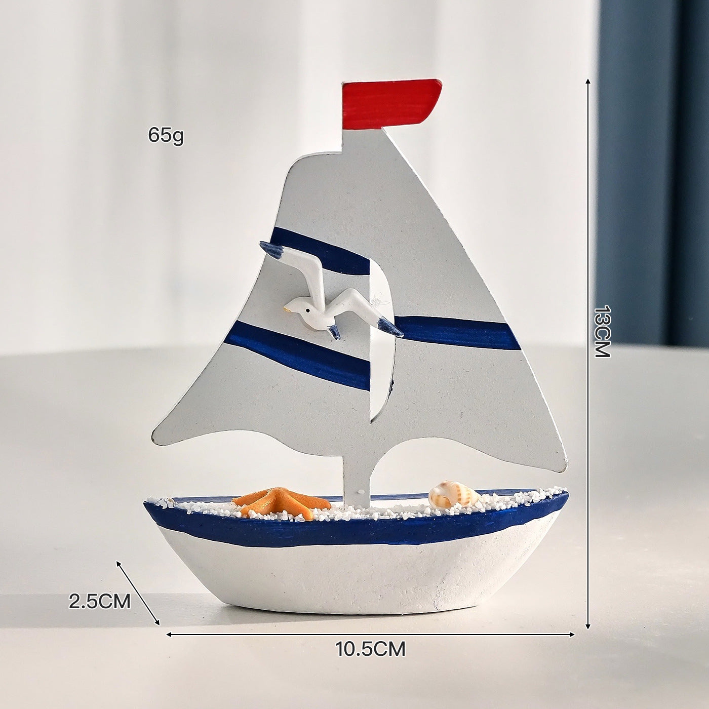 Nautical Sailboat Table Accent