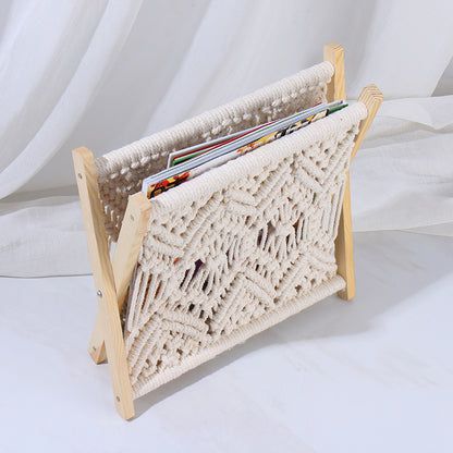 Macrame Magazine Rack Acalora