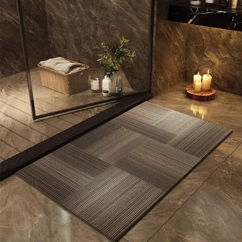Modern Geometric Bath Mat