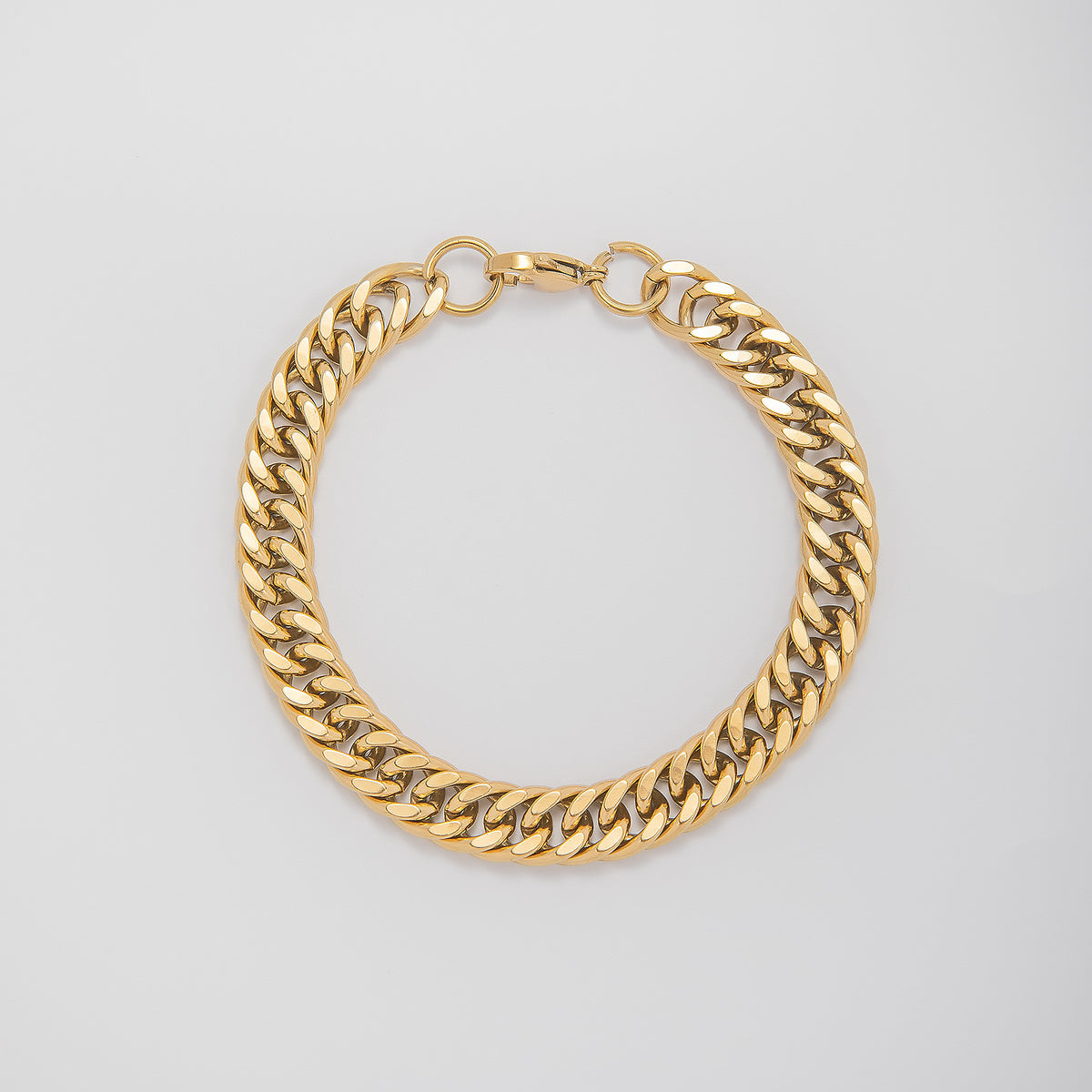 Heavyweight Curb Link Chain Bracelet Acalora