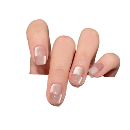 Elegant French Tip Design Press-On Nail Set Acalora