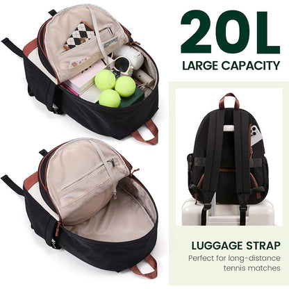 Padded Tennis Racket Backpack Acalora