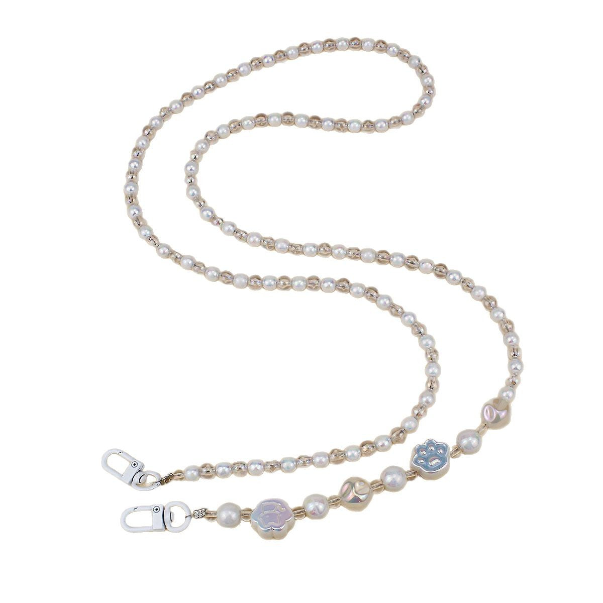 Elegant Pearl and Chain Necklace Acalora