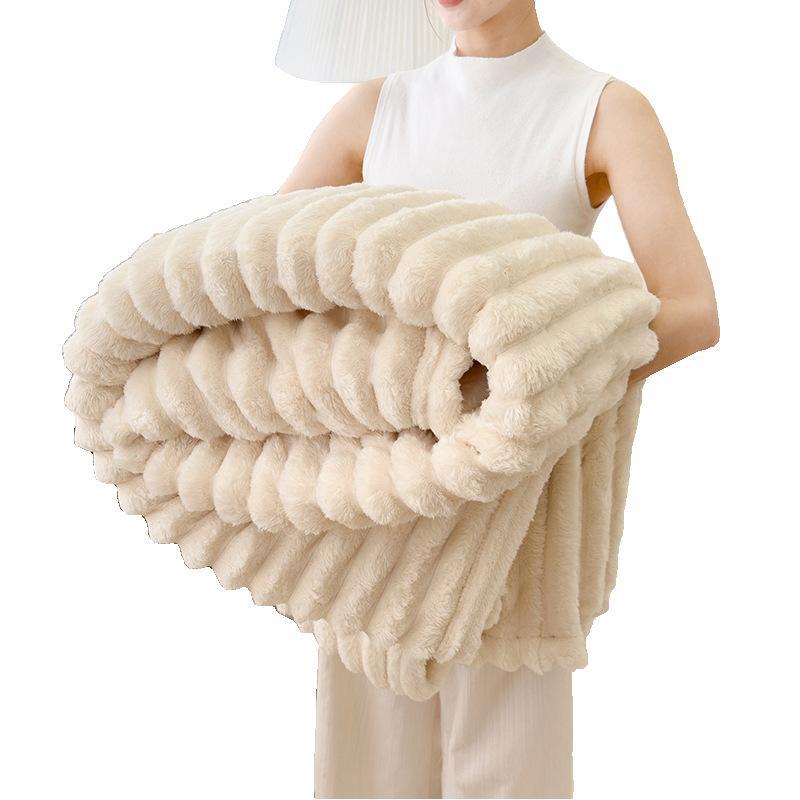 Women's Plush and Decorative Throw Blanket Karnz