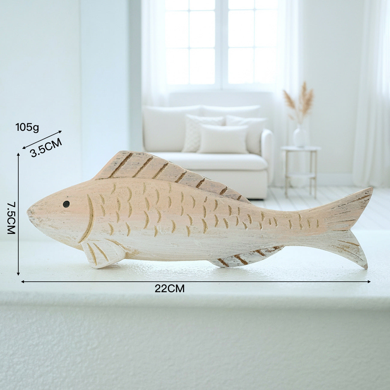 Decorative Fish Figure Display