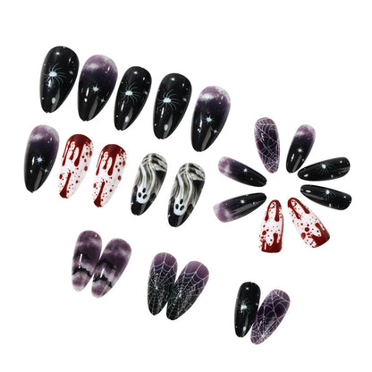Artificial artificial nails with Halloween motifs Acalora