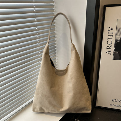 Suede Slouchy Hobo Bag Acalora