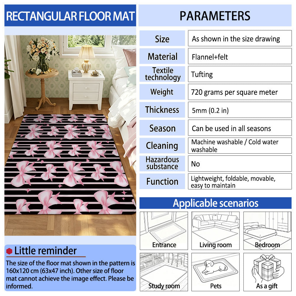 Unisex Playful Rainbow Area Rug