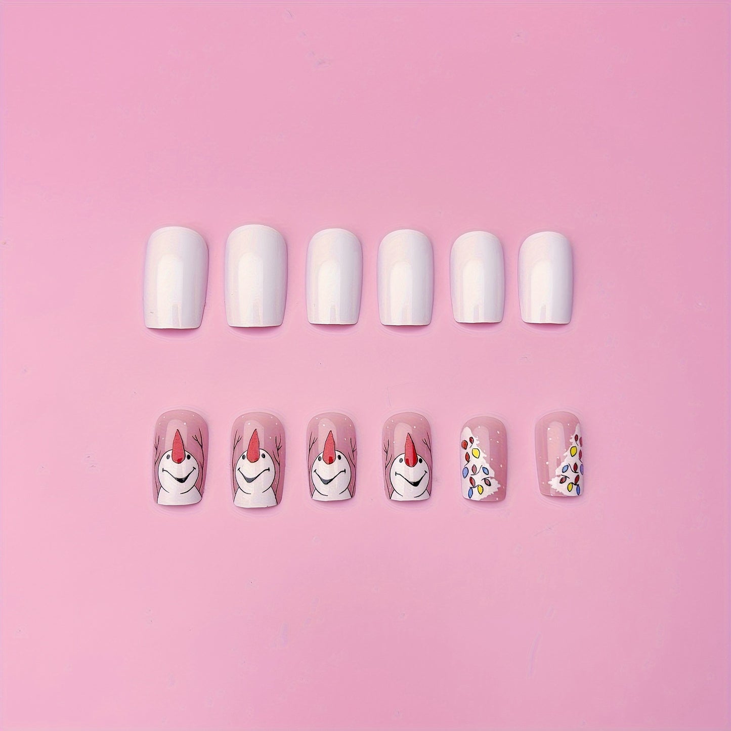 Festive Winter Nail Art Acalora