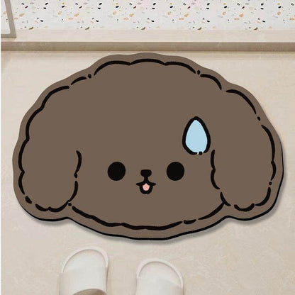 Cute Cat-Themed Bath Mat