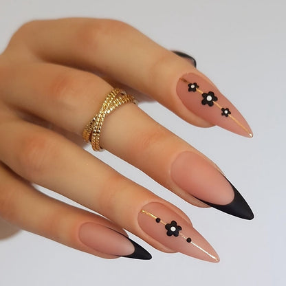 Artificial nail set with unique patterns Acalora