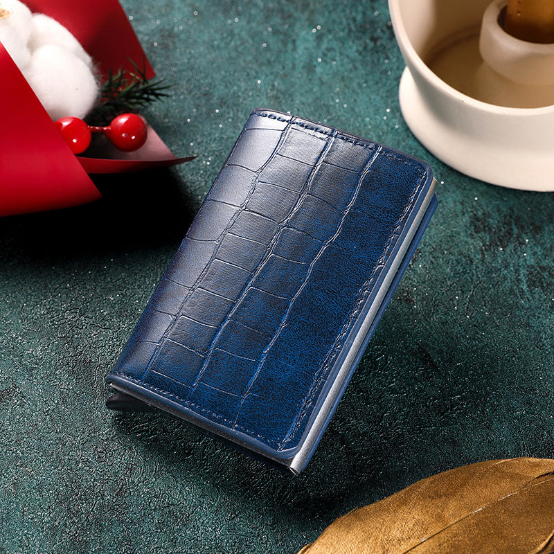 Premium Leather Business Card Holder Acalora