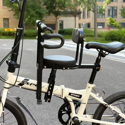 padded child bike safety seat with high back and five-point harness Bowlift