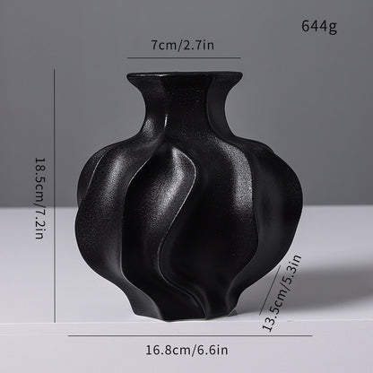 Sculptural Textured Ceramic Vase