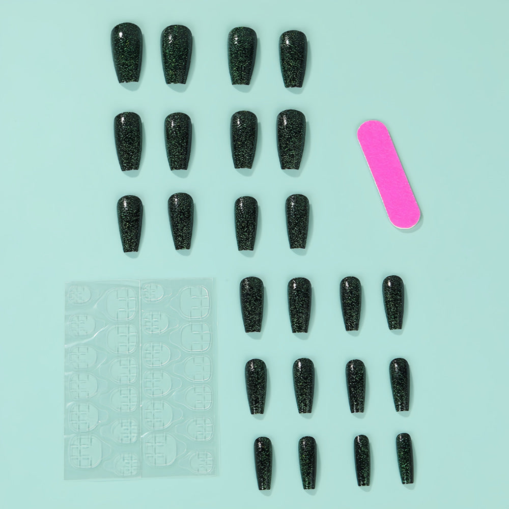 Glamorous Glitter Artificial Nails Acalora