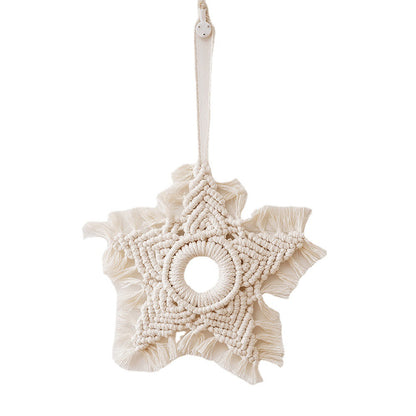 Macrame Star-Shaped Wall Hanging Decor Acalora